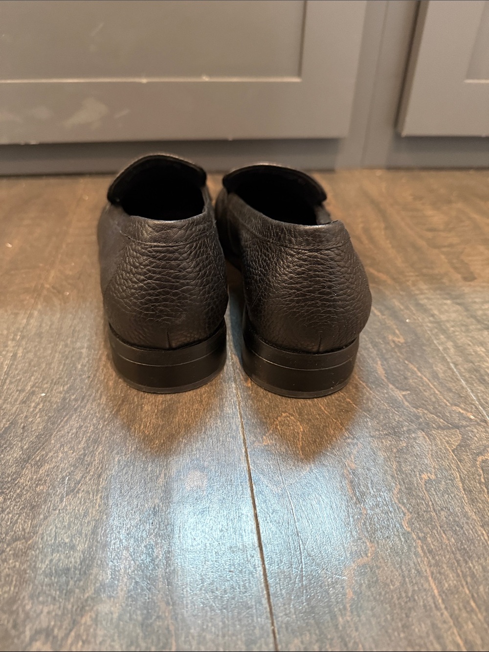 Vionic Black Pebbled Leather Slip-On Loafers - Picture 3 of 4
